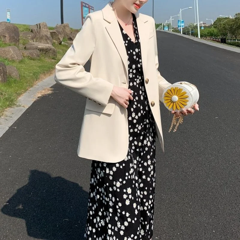 High-end Luxury Designer Clothing Women Blazer Long Sleeve Autumn/Winter Jacket Office Ladies Slim Fit Korean Fashion Coat