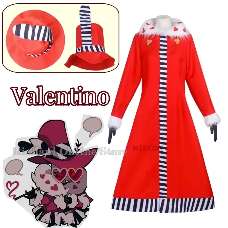 SN88 Val Valentino аниме Хазбин косплей отель костюм одежда униформа платье для
