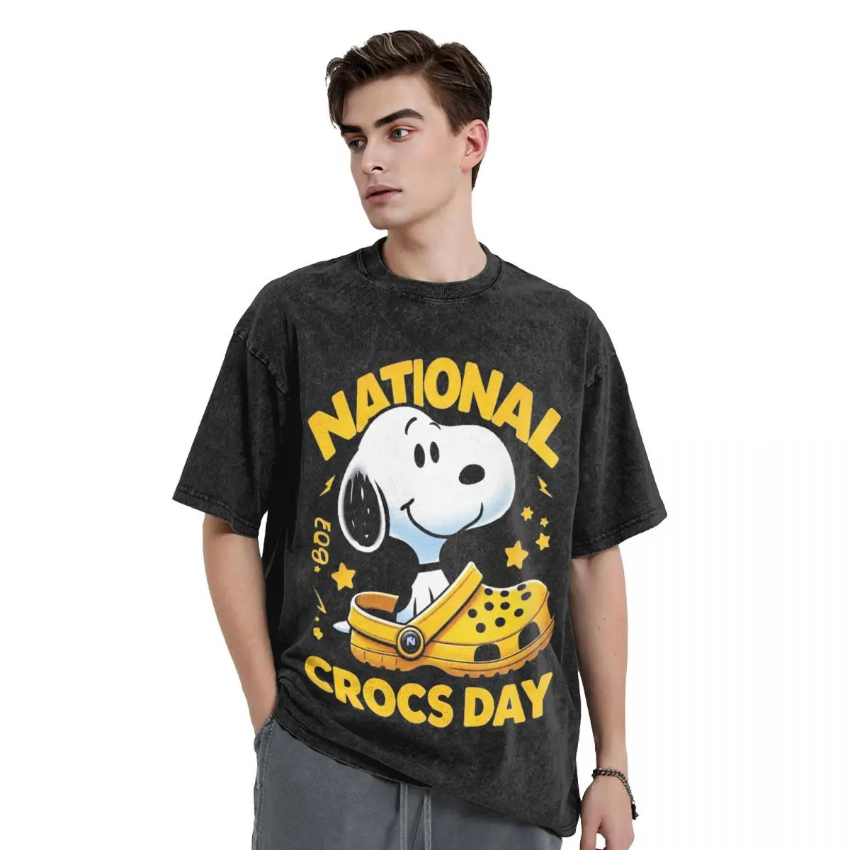 Мужская футболка потертые футболки для отдыха летние уличная одежда