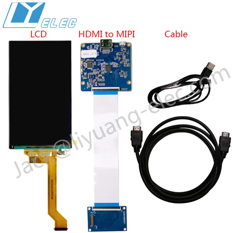 

5.5" inch 1440x2560 3D printing LCD with adjustable lamp drive board