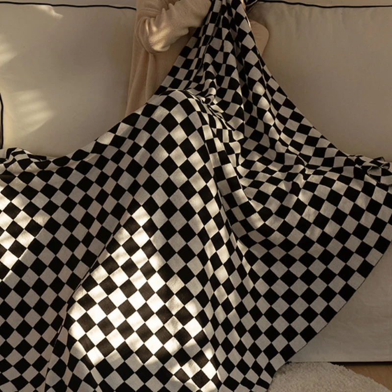 

Blanket Fashion Minimalism Home Decoration Classic Retro Quilt Soft and Comfortable Breathable High Quality Nordic Throw Towel