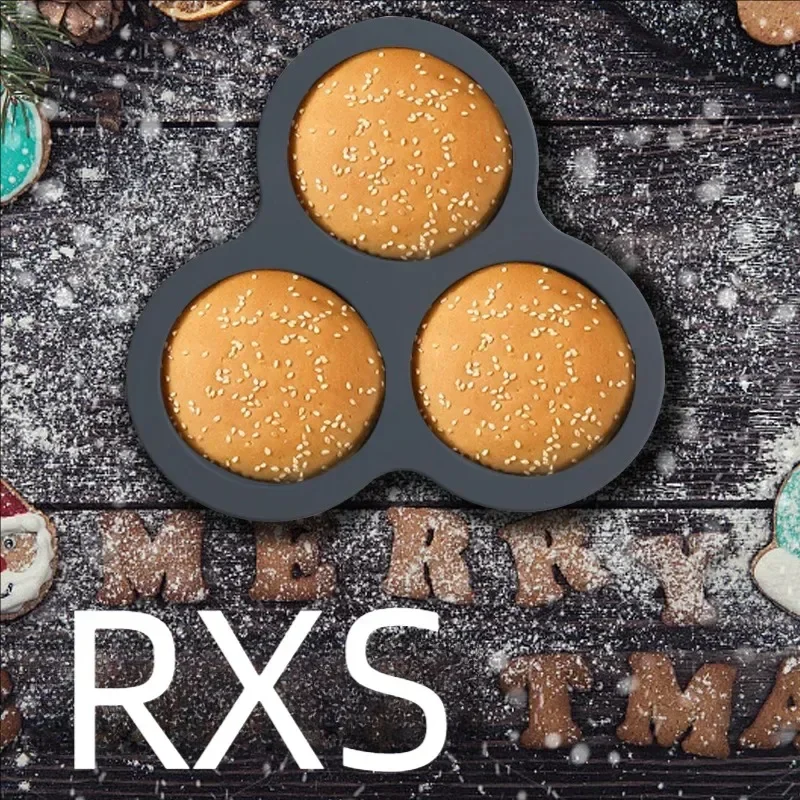 Форма для гамбургеров и булочек антипригарная из пищевого силикона сковорода