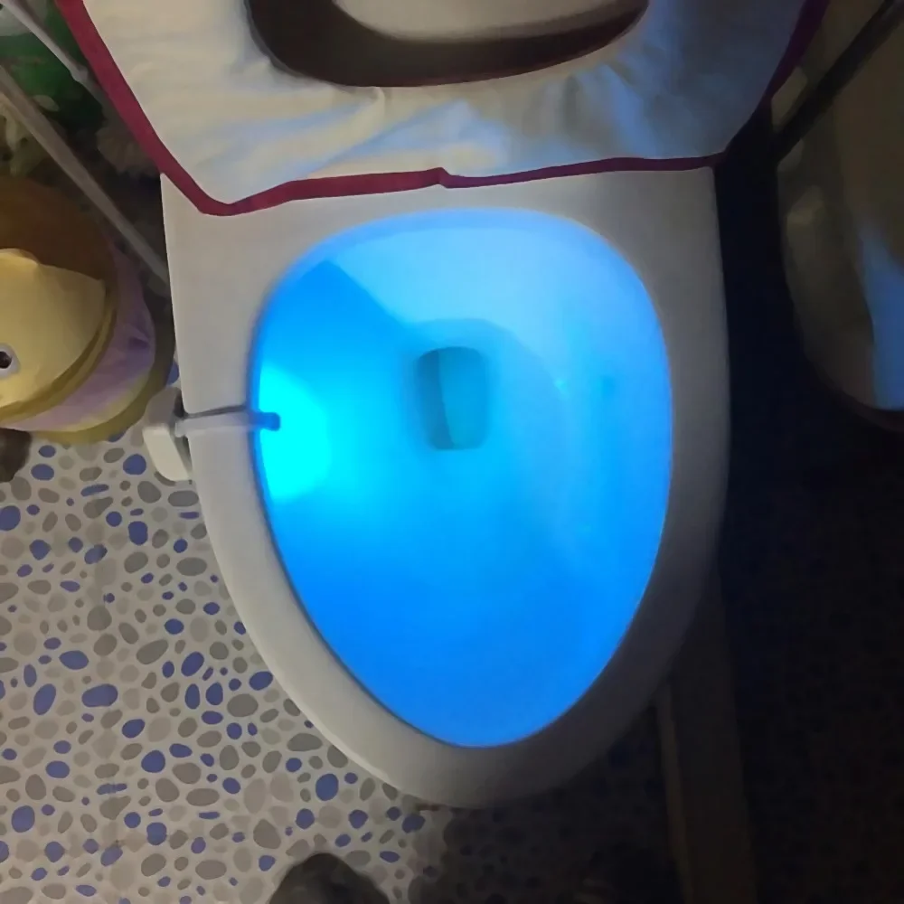 Светодиодный ночник для туалета 8 цветов