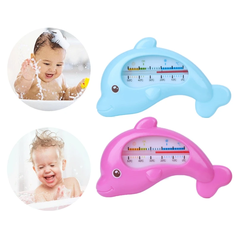 New Baby Bath Thermometer For Newborn Small Dolphin  Water Temperature Meter Bath Baby Bath Toys Thermometer Bath