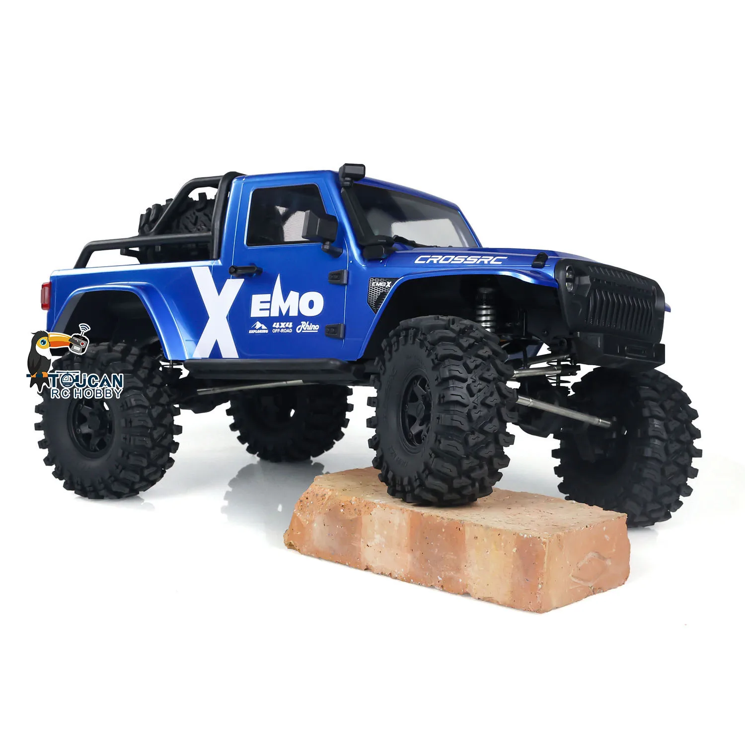 Радиоуправляемая машина Wheelfun CROSS EMOX 1/8 синяя