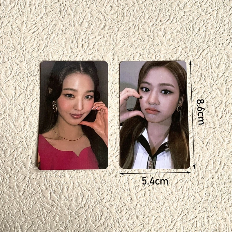 Фотооткрытки 6 шт./компл. Kpop IVE новый альбом одиннадцать самодельные бумажные