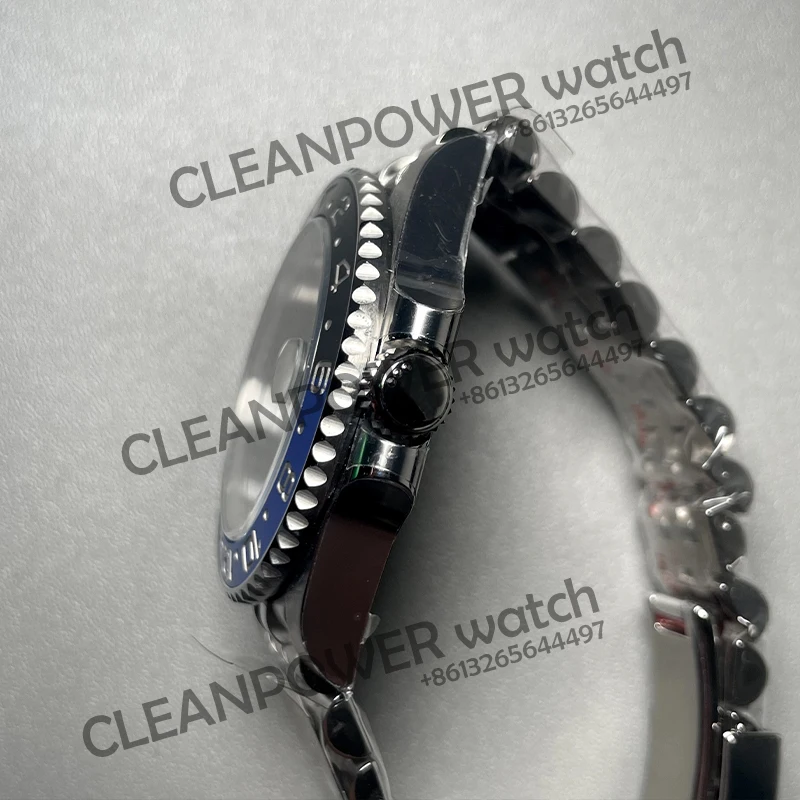 Фабрика Clean Factory 126710 BLNR GMT Master синий черный Безель супер идеальное качество VR3186 904L