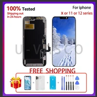 100 test lcd display for iphone x xs 11 12 pro max incell lcd display with 3d touch screen digitizer replacement assemblygifts