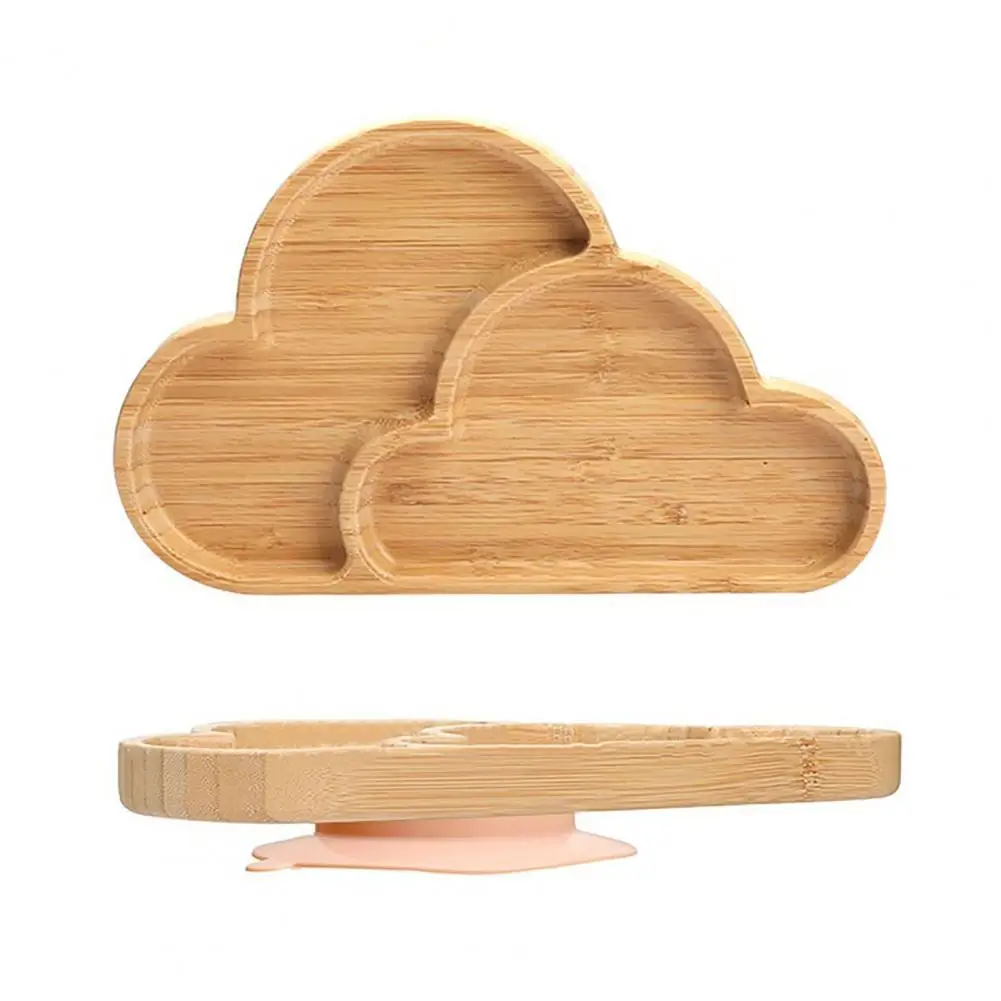 

Полезная тарелка для еды, термостойкая Тарелка на присоске для детей, дизайнерская тарелка для кормления младенцев, многофункциональная тренировочная чаша для младенцев