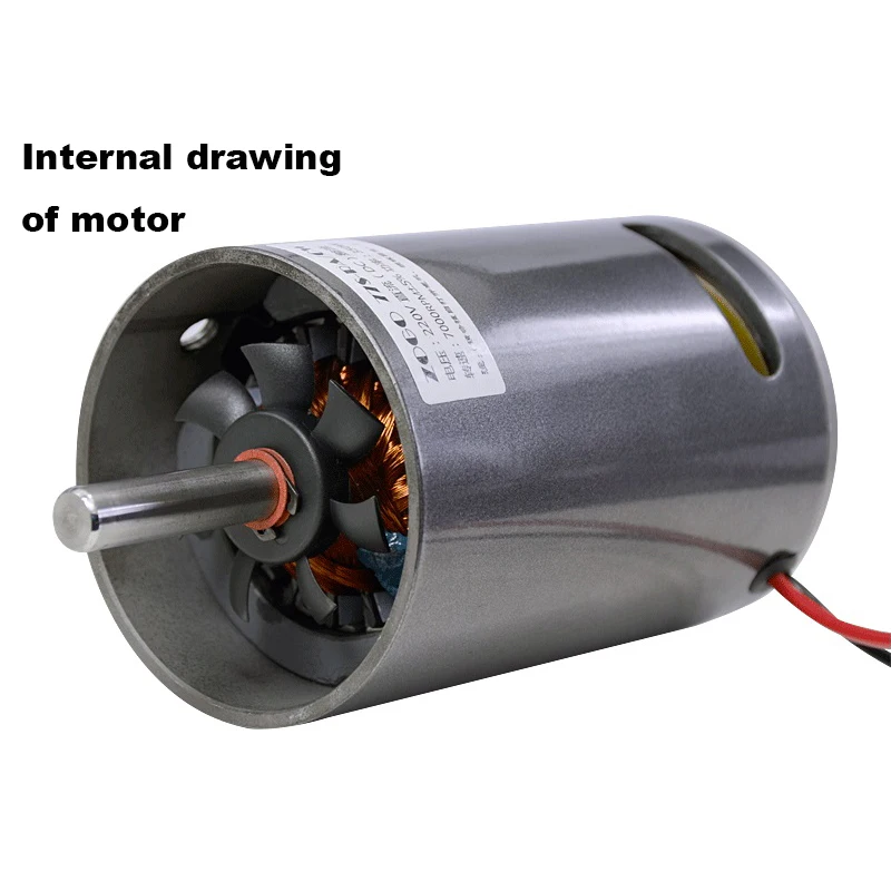 DC 220 В 350 Вт 680 высокоскоростной вращающийся подшипник двигателя по часовой/против