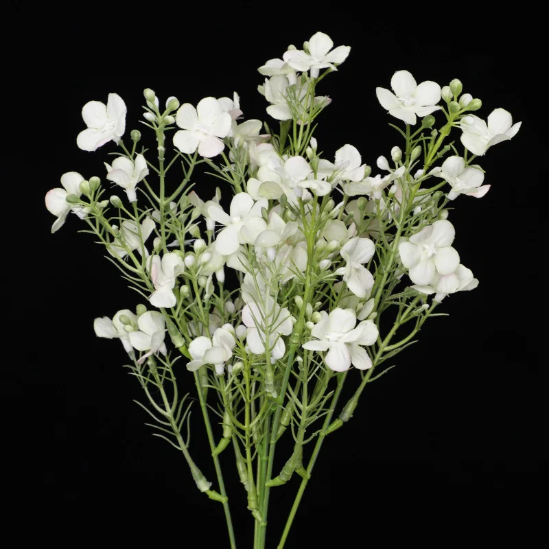 

White Gypsophila Artificial Flowers Wedding DIY Bouquet Decoration Arrangement Plastic Babies Breath Fake Flower Home Decor