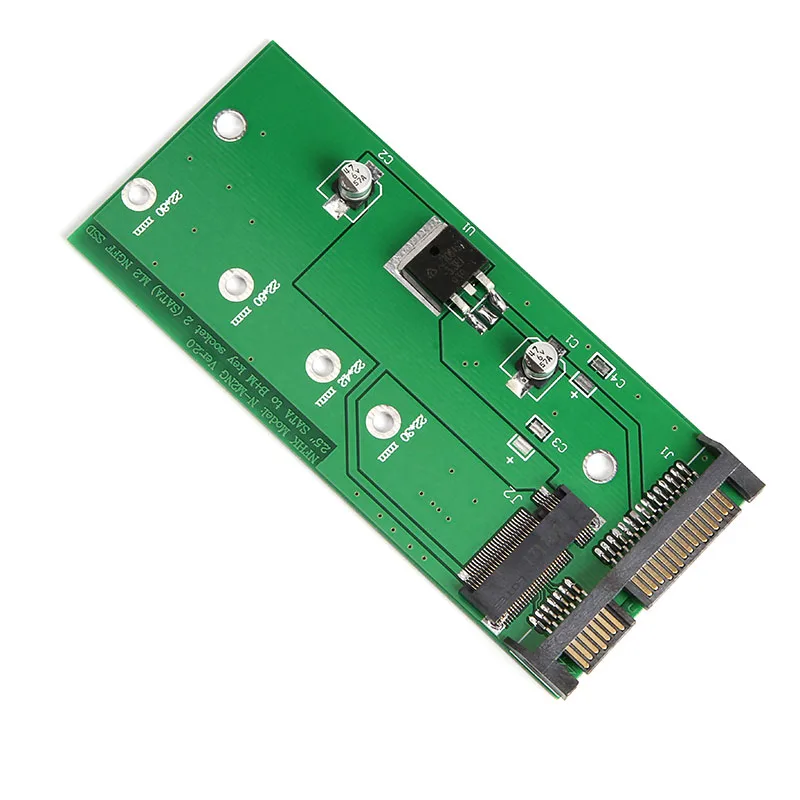 Переходник NGFF ( M2 ) SSD на SATA 2,5 дюйма M.2 2,5 дюйма NGFF SSD на SATA3 (art.: 7adb38fbe) - 7adb38fbe