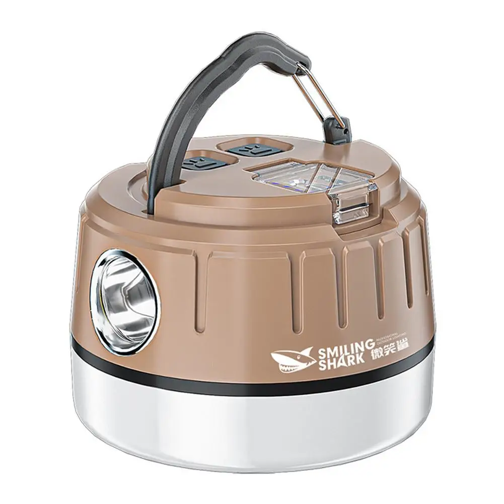 

Outdoor Camping Lights Usb Rechargeable Adjustable Brightness Strong Light Magnetic Tent Lamp Power Bank