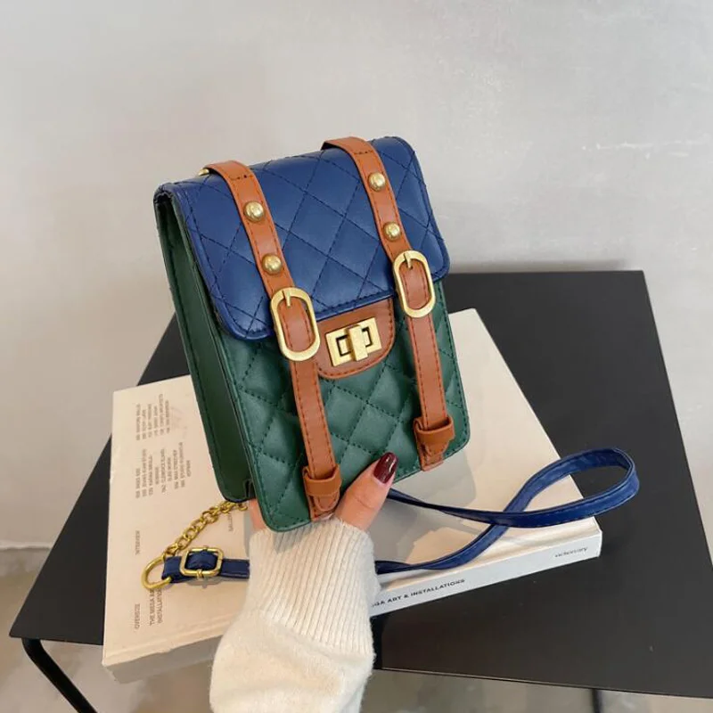 

Trendy Square Crossbody Bags for Women Fashion Plaid Shoulder Bag Ladies Handbags and Purses Designer Phone Pocket Purses