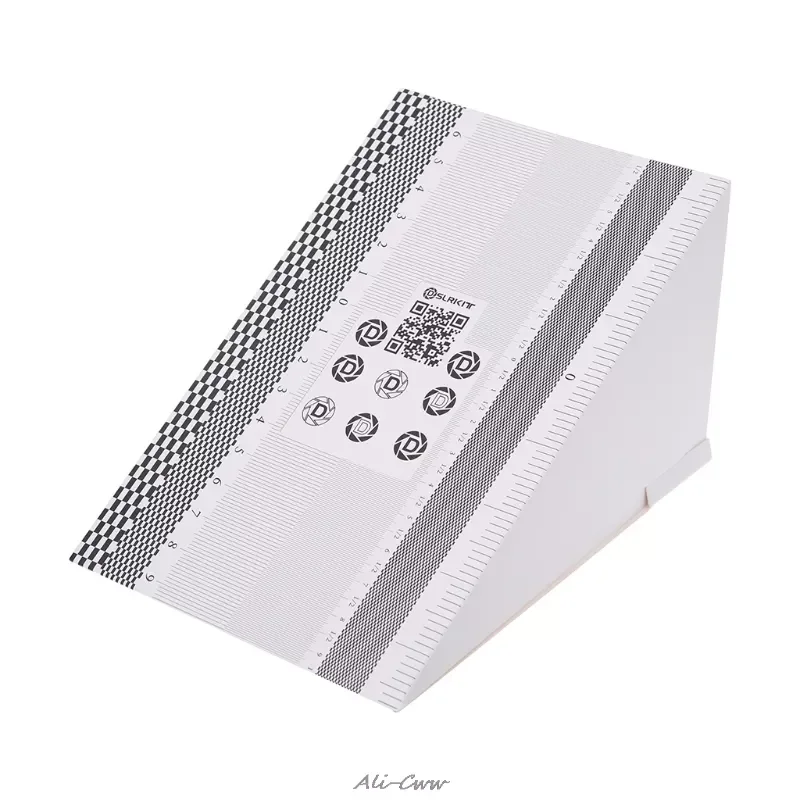 

Camera Lens Focus Calibration Card AF Micro Alignment Ruler Folding Chart S927