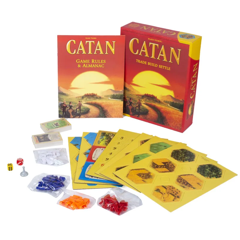 

Catan Series 7-Wonders Classic Oracle Dobble Board Games Family Friends Party Role Play Cards Game Plot Collection Toys Gifts