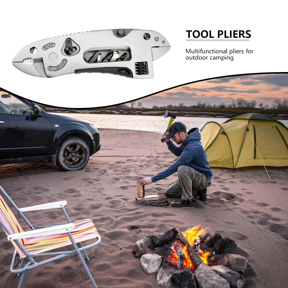 Карманные плоскогубцы нож отвертка резак для проволоки регулируемый гаечный