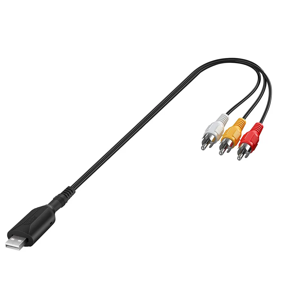 USB 2.0 Easycap Capture 4 Channel Video TV DVD VHS Audio Adapter Card DVR streaming device |