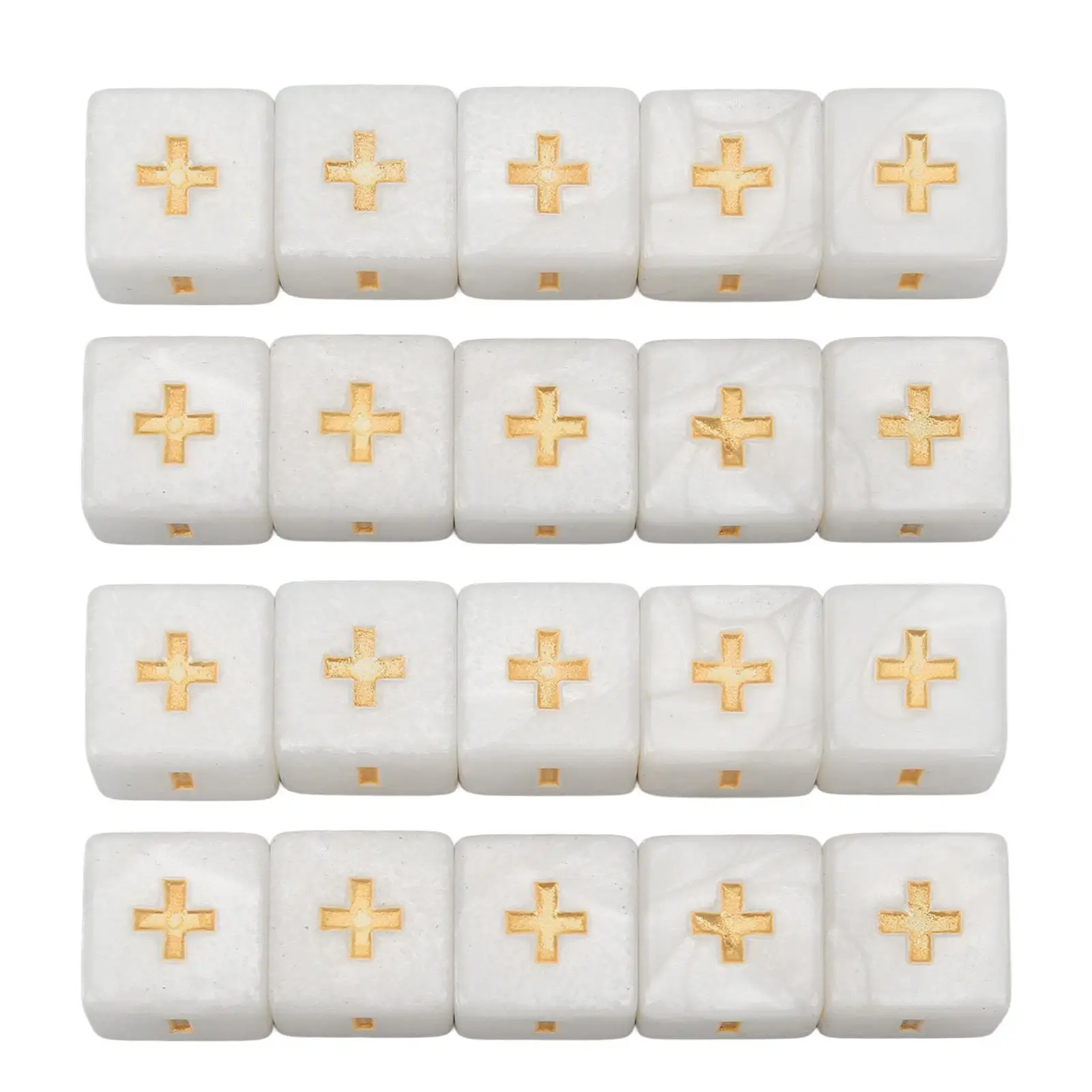 Набор пластиковых математических кубиков для детей — обучающие символы с