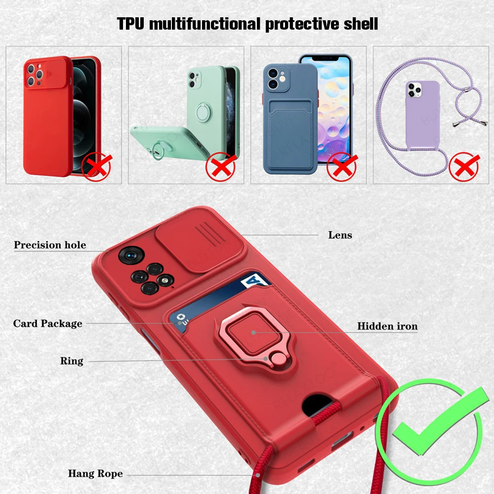Мягкий чехол Multiaction из ТПУ для Xiaomi Redmi Note 11 4G чехол-бумажник с отделением карт Note11