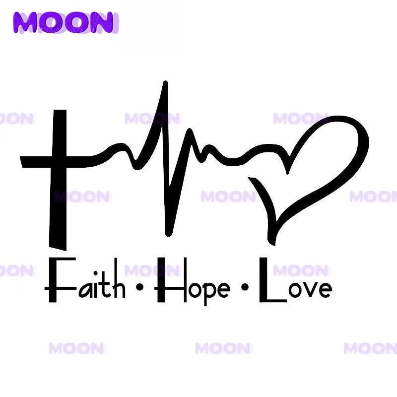 

Наклейки на автомобиль, чехлы с поцарапанными убеждениями, надежная любовь, индивидуальность, милость, мода, подходит для наклеек из ПВХ на автомобильные бамперы