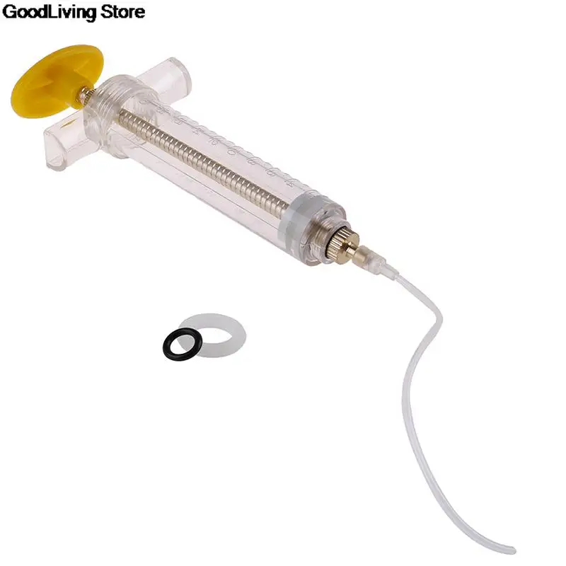 Copper Head Syringe Hose Epidemic Prevention Treatment Injector Bird Feeding Syringe Supplies