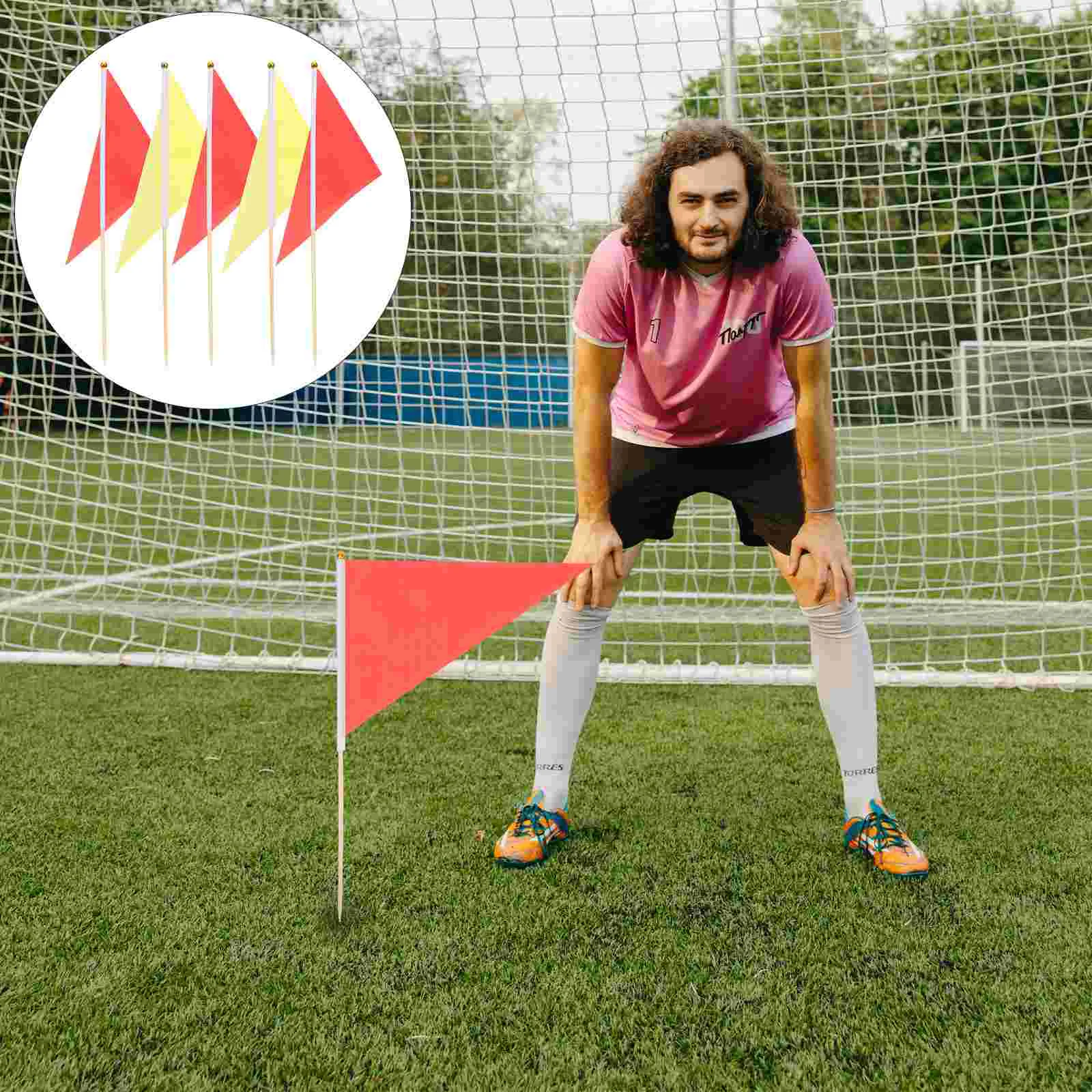 Рисунок 5 - Треугольные флажки-маркеры для газона