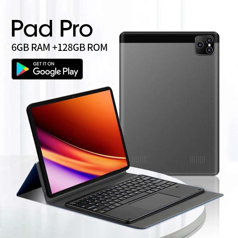 Планшет Pro на Android 10, экран 8 дюймов, 6 ГБ + 128 ГБ