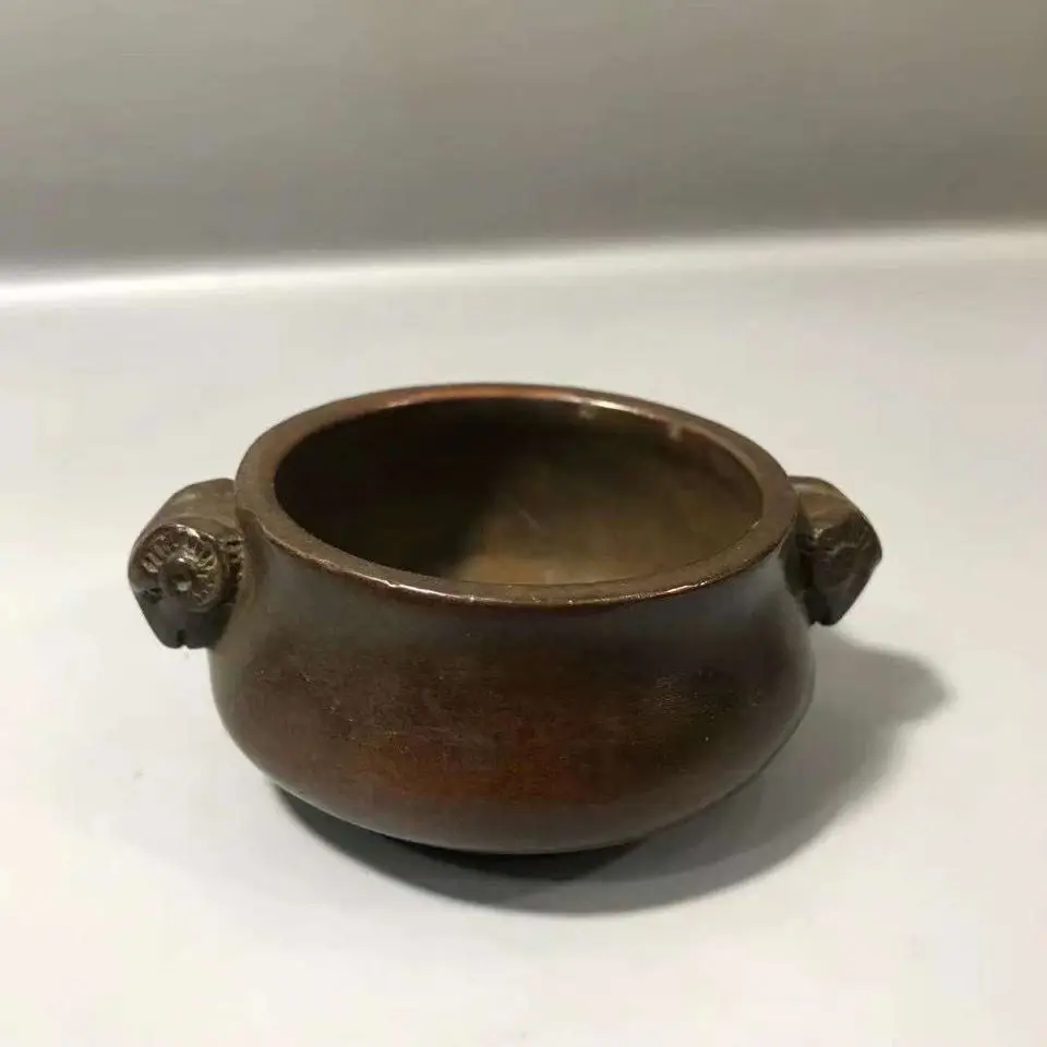 Горелка для благовоний Seiko antique Xuande маленькая горелка с козьим ухом в старом и