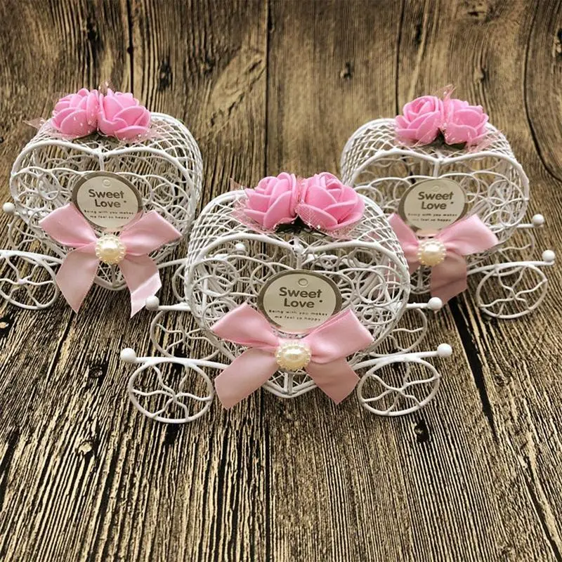 Heart Wedding Sugar Box Decorative Love Box Chocolate Gift Boxes Wedding Gift Box For Birthday Wedding