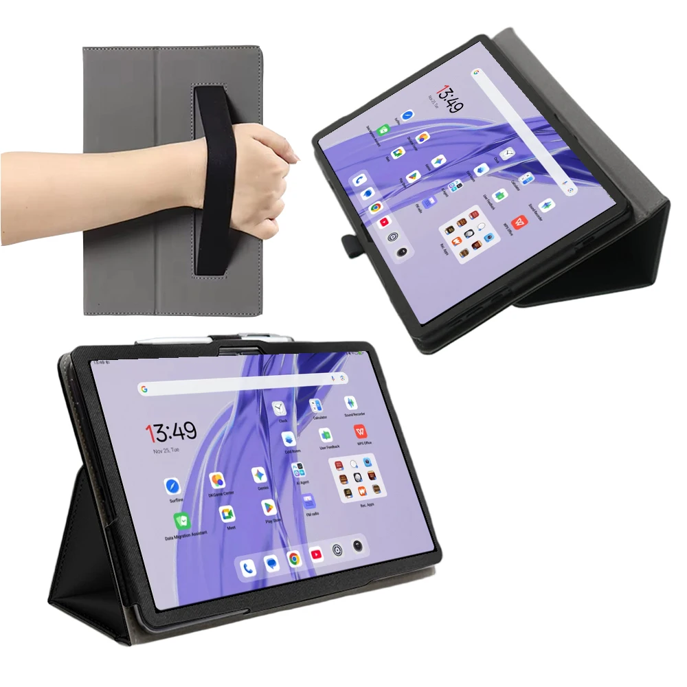 Фото Ультратонкий и легкий чехол для ALLDOCUBE iPlay 80 mini Turbo, защитный чехол для планшета, подставка, ремешок для руки, держатель для стилуса, T860 №1
