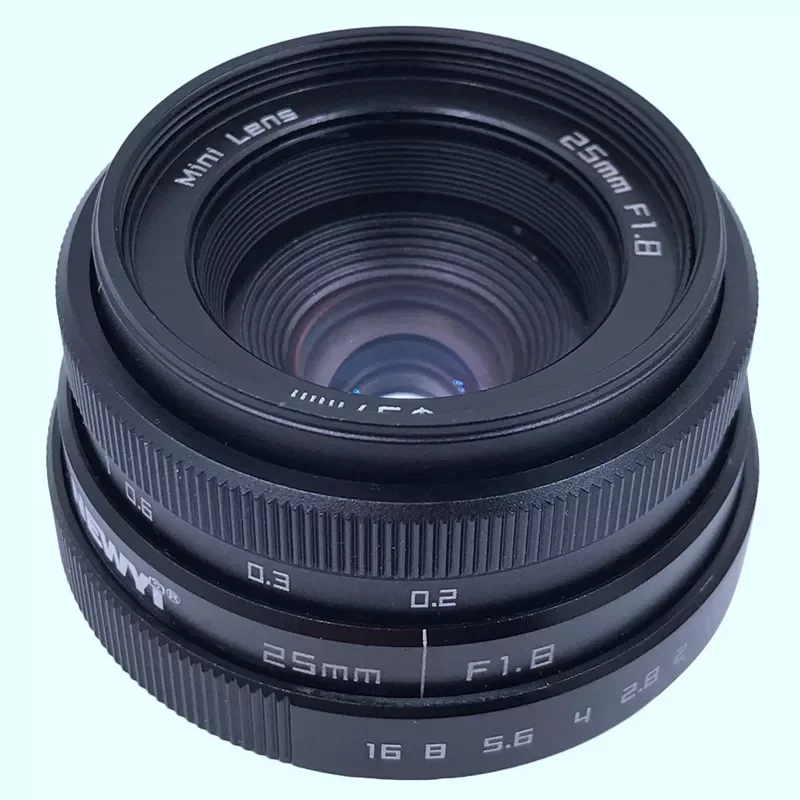 

Newyi Mini 25Mm F1.8 Aps-C Television Tv Lens/Cctv Lens For 16Mm C Mount Camera