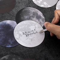 30pcslot the phases of the moon creative memo pad set 99cm cool planet message note school office stationery 2022 new