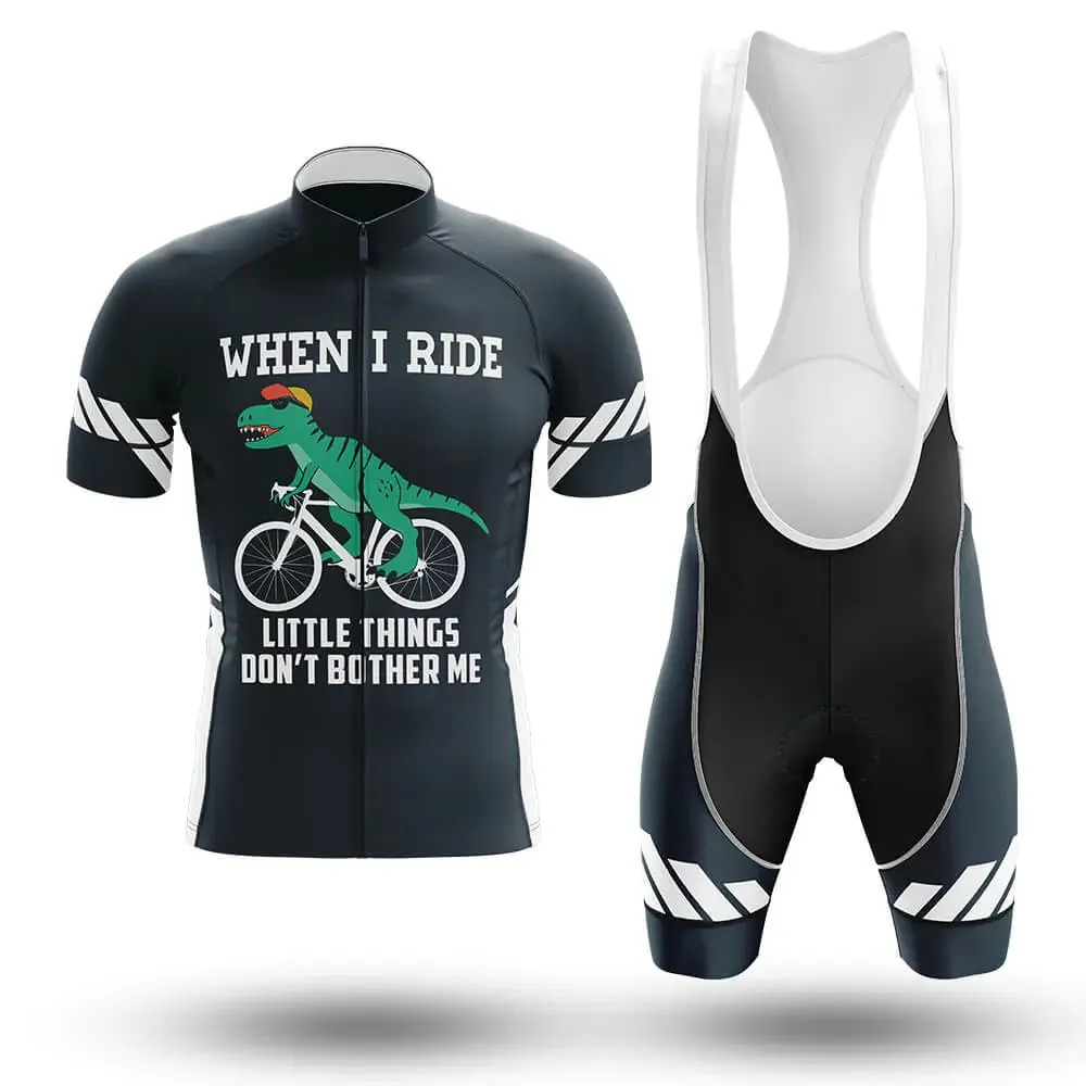 

When I Ride Little Things Don’t Bother Me Cycling Jersey Set Bib Shorts Suit Bicycle Wear MTB Downhill Road Bike Kits Clothing