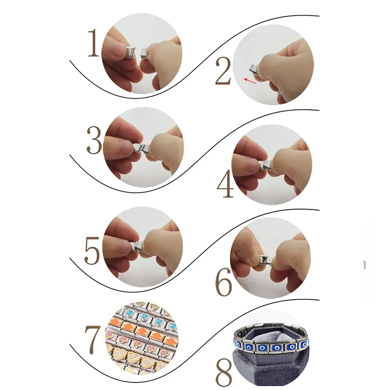 Браслет из нержавеющей стали 9 мм