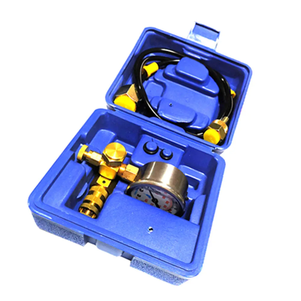 For Excavator Inflatable Device Hammer Parts Hammer Nitrogen Gauge Barometer Gun Nitrogen Gauge Suit