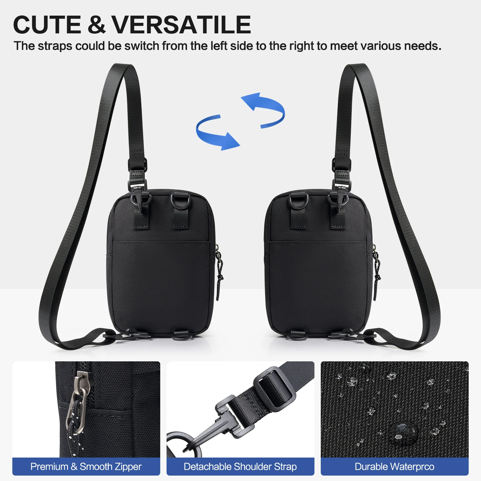 Мужская сумка-мессенджер OIWAS на плечо