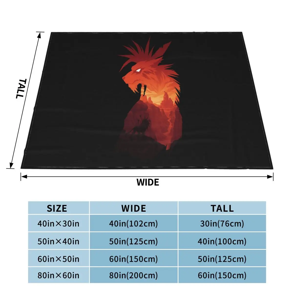 Ретро Фэнтези 7 красный 13 13-летий винтажный подарок для Menfunny дизайнерское одеяло