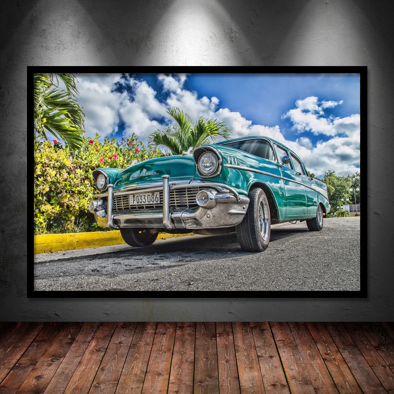 Постеры и принты Supercar Шевроле популярный стержень Ретро Винтажные автомобильные