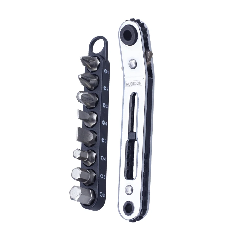 Японский Rubicon трещотка отвертка стандарта/B Phillips плоская головка набор из 9
