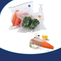 reusable food sealer bags of vacuum zipper bag for dried fruits vegetables sous vide bags kitchen food storage fridges organizer