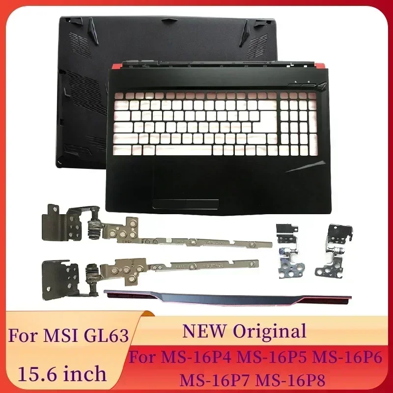 Новый чехол для ноутбука MSI GL63 GP63 MS-16P4 16P5 16P6 16P7 16P8 упор рук/нижний корпус/петли