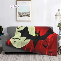 vampire with bats flying bat blanket flannel animal multifunction super warm throw blankets for bed office bedspreads