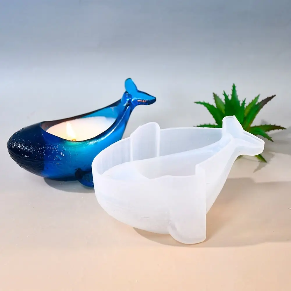 Новый 3D кит чашка для свечи растение цветочный горшок морские животные свеча