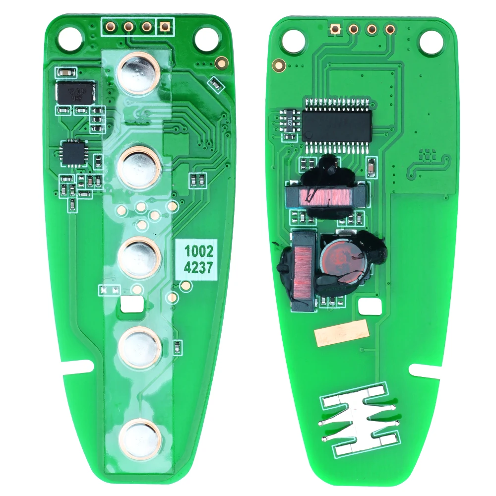 KEYECU 433 МГц PCF7953 BT4T-15K601-Cx Smart 5-кнопочный дистанционный брелок для Ford Edge Escape Explorer Taurus