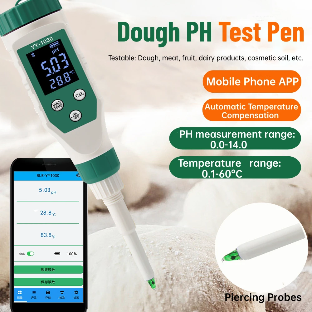 Измеритель pH Bluetooth — улучшенное качество кожи и воды ручка цифровой тестер