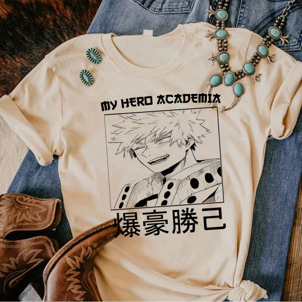 Bakugo Футболка женская уличная одежда комикс Y2K футболки Женская графика y2k аниме