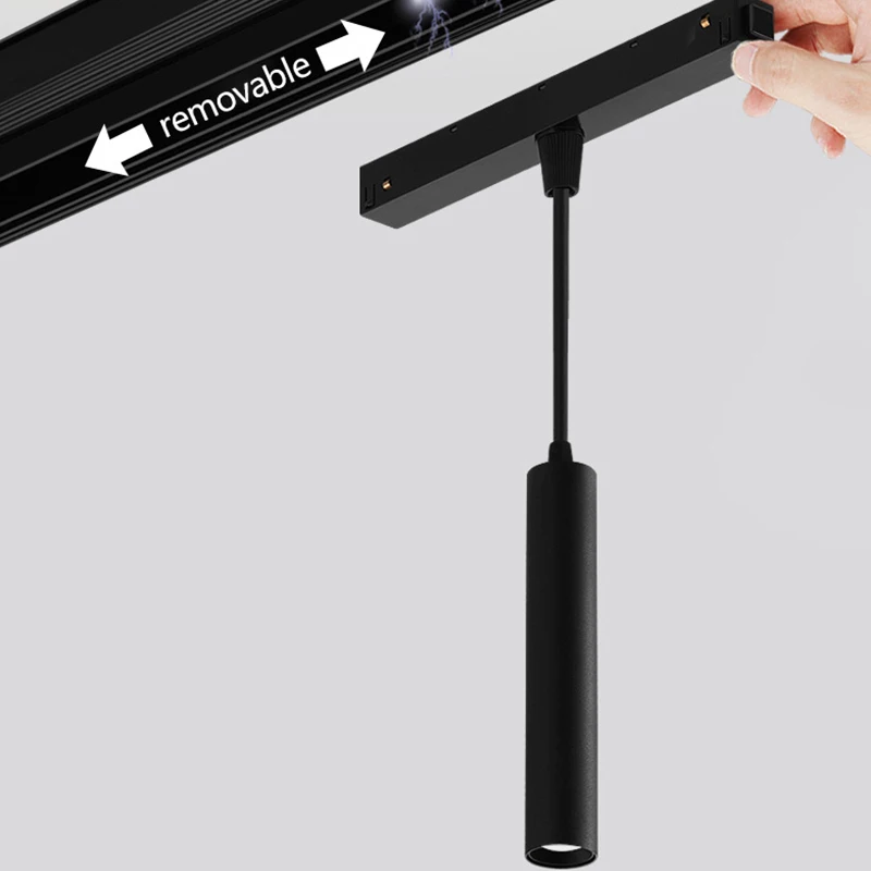 Магнитный Трековый светильник Современное украшение подвесной Точечный