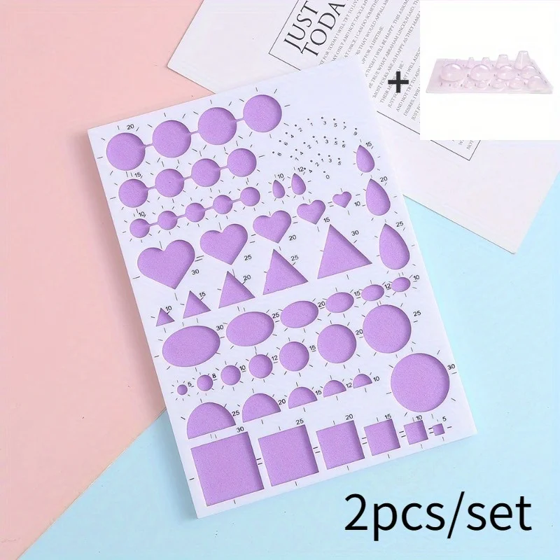 2 шт./набор шаблоны для закатывания бумаги