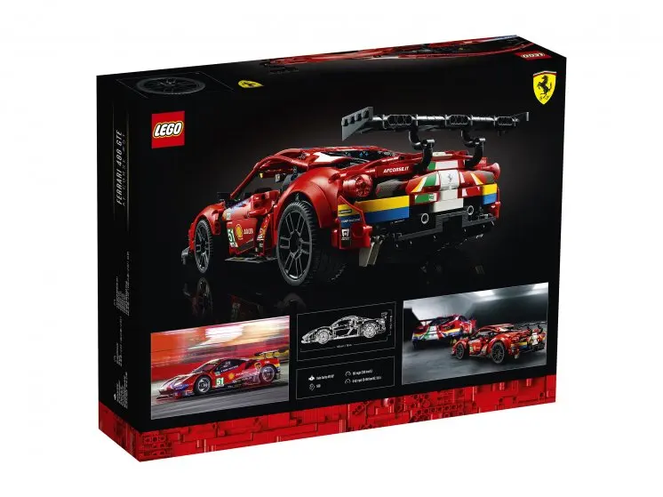 Конструктор LEGO Technic 42125 Ferrari 488 GTE AF Corse #51 | Игрушки и хобби